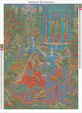 Thumbnail for Persian Miniature Garden timanttimaalauksen liimapintainen canvas 50x70cm