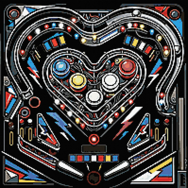 Timanttikuvio - Pinball Heart