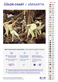 Thumbnail for Paint by numbers color chart - Pioneers in Karelia - väriluettelo ja ohjeet