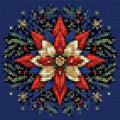 Thumbnail for Timanttikuvio - Poinsettia Mandala