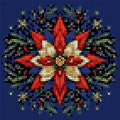Thumbnail for Timanttikuvio - Poinsettia Mandala