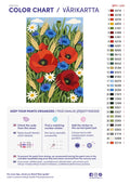 Thumbnail for Numeromaalaus: Värikartta ja ohjeet - Poppies at the Barley Edge 40x60cm