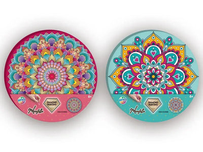 Pyöreä mandala-timanttimaalaus 30cm