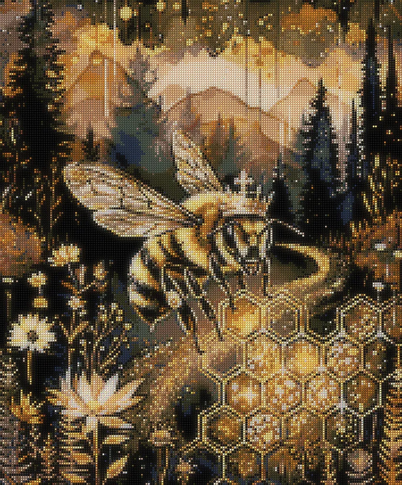 Timanttikuvio - Queen Bee