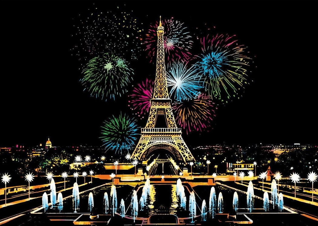 Raaputuskuva Eiffel Tower