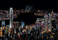Thumbnail for Raaputuskuva Hong Kong – kaupungin siluetti