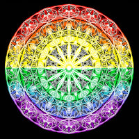 Thumbnail for Timanttimaalaus Rainbow Color Mandala