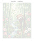 Thumbnail for Numeroitu kangas - Red Panda in Bamboo 40x50cm