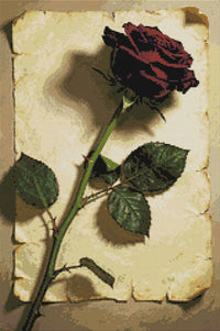 Thumbnail for Timanttikuvio - Red Rose on Paper