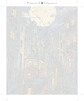 Thumbnail for Numeroitu kangas - Red Tram at Night 40x50cm