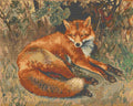 Thumbnail for Lepäävä kettu, Liljefors, 50x40 cm timanttimaalaus – lopullisen kuvion esikatselu