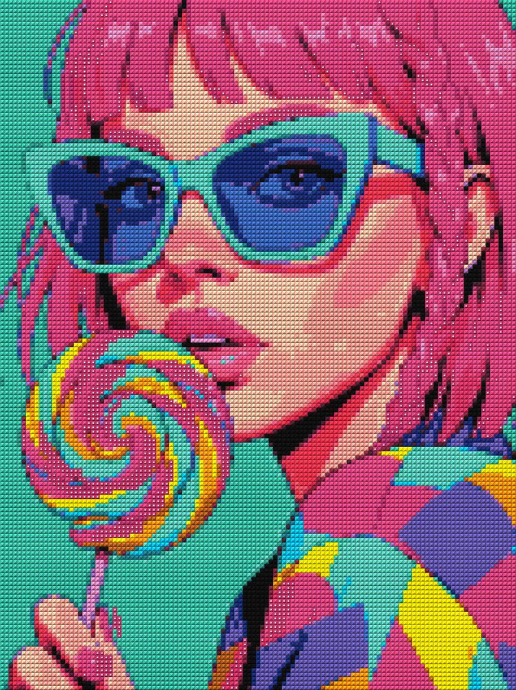 Timanttikuvio - Retro Pop