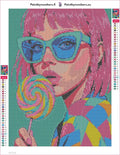 Thumbnail for Retro Pop timanttimaalauksen liimapintainen canvas 30x40cm