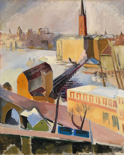 Riddarholmenin kirkko, Grünewald, 40x50 cm timanttimaalaus – alkuperäinen kuva, josta kuvio on tehty