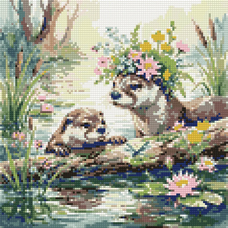 Timanttikuvio - Riverbank Otters