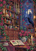 Thumbnail for Rose Apothecary at Midnight, 50x70 cm timanttimaalaus – lopullisen kuvion esikatselu
