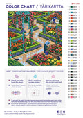 Thumbnail for Numeromaalaus: Värikartta ja ohjeet - Rose Parterres After June Rain 50x50cm