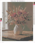 Thumbnail for Roses in Pitcher timanttimaalauksen liimapintainen canvas 40x50cm