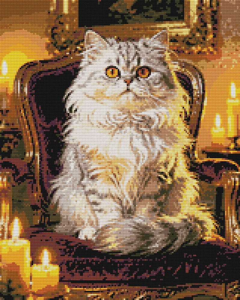 Timanttikuvio - Royal Cat