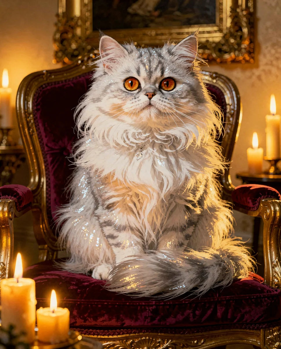 Timanttimaalaus Royal Cat