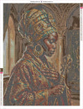 Thumbnail for Royal Portrait timanttimaalauksen liimapintainen canvas 60x80cm