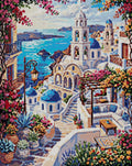 Thumbnail for Timanttikuvio - Santorini View