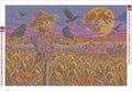 Thumbnail for Scarecrow Under the Harvest Moon timanttimaalauksen liimapintainen canvas 60x40cm
