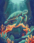 Thumbnail for Timanttikuvio - Sea Turtle