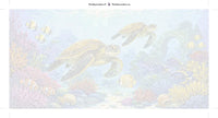 Thumbnail for Numeroitu kangas - Sea Turtles and Coral Reef 80x40cm