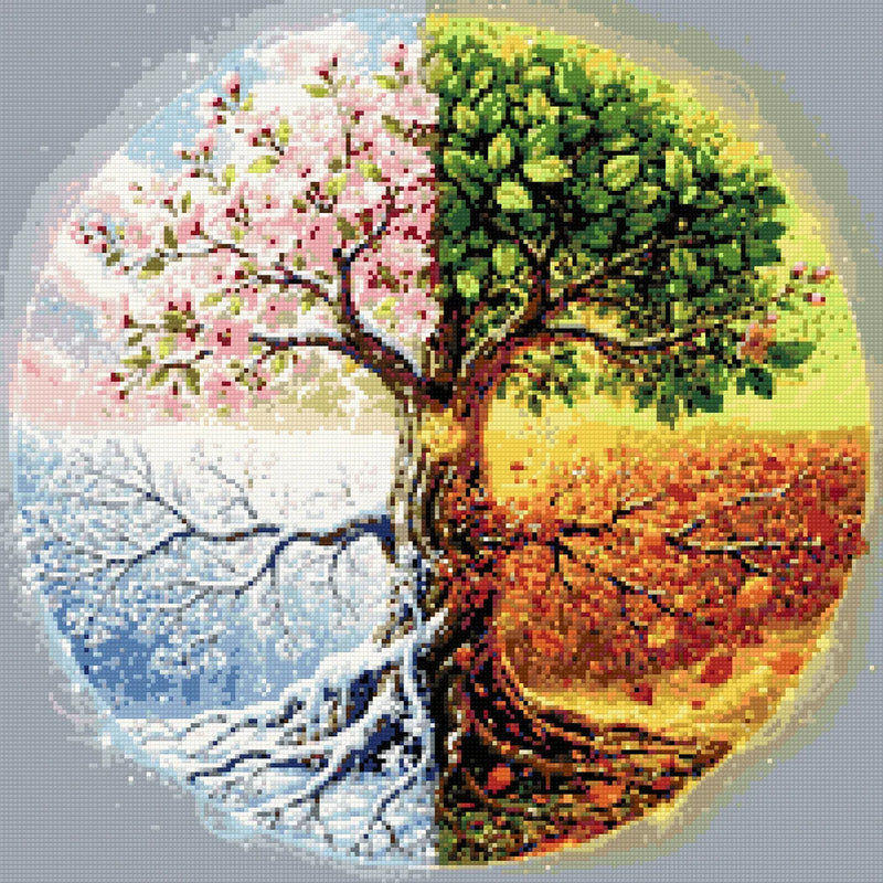 Timanttikuvio - Seasons of a Tree