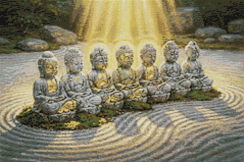 Timanttikuvio - Seven Buddhas