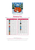 Thumbnail for Sleeping Fox timanttimaalauksen värikartta – 19 DMC-väriä