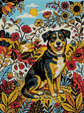 Thumbnail for Timanttikuvio - Smiling Dog, Wildflowers
