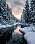 Thumbnail for Timanttikuvio - Snow-covered Pines