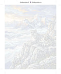 Thumbnail for Numeroitu kangas - Snow Leopard on Cliff 40x50cm
