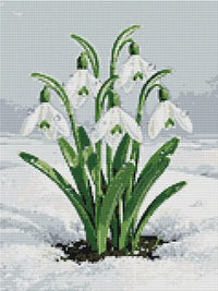Thumbnail for Timanttikuvio - Snowdrop Blossoms