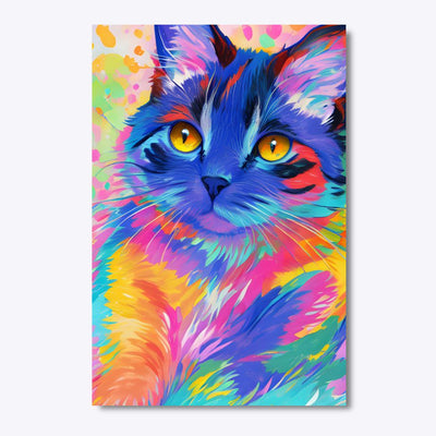 Splash of Color -timanttimaalaus 40x60cm, värikäs abstrakti aihe