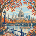 Thumbnail for St Pauls through Autumn Branches, 40x40 cm timanttimaalaus – lopullisen kuvion esikatselu