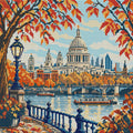 Thumbnail for St Pauls through Autumn Branches, 40x40 cm timanttimaalaus – koko kuvion esikatselu ilman lähikuvaa