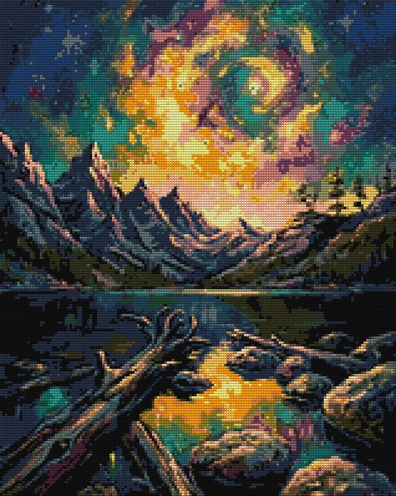 Timanttikuvio - Starry Lake