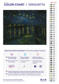 Thumbnail for Numeromaalaus: Värikartta ja ohjeet - Starry Night Over the Rhône 50x40cm