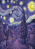 Thumbnail for Timanttikuvio - Starry Night Tree