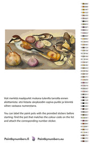 Thumbnail for Värikartta ja ohjeet - Still Life with Birds and Fruit 70x40cm