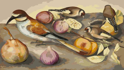 Still Life with Birds and Fruit numeromaalaus - Giovanna Garzoni