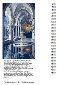 Thumbnail for Värikartta ja ohjeet - Stone Fountain Courtyard 40x70cm