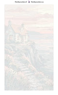 Thumbnail for Numeroitu kangas - Stone House by Sea 40x70cm