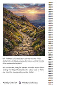 Thumbnail for Värikartta ja ohjeet - Stone Path by Sea 40x50cm