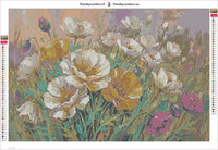 Thumbnail for Summer Poppies timanttimaalauksen liimapintainen canvas 60x40cm