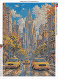 Thumbnail for City Clock Tower timanttimaalauksen liimapintainen canvas 50x70cm