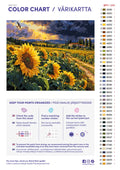 Thumbnail for Numeromaalaus: Värikartta ja ohjeet - Sunflowers before the Storm 50x40cm